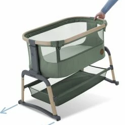 Maxi-Cosi Iora Air Co-sleeper - Beyond Green - 100% Gerecyclede Stoffen - Schommelfunctie - Ademende Stoffen - Dikke Matras -Baby's Only 550x607 2