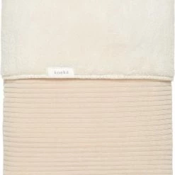 Koeka Baby Dekentje Ledikant Teddy Vik - Zand - 100x150cm