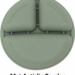 MINIIYOU 2 Stuks - Kinderbord - Baby Bordjes - Kinderservies - Roze Beige - Siliconen BPA Vrij - Onbreekbaar -Baby's Only 550x613 1