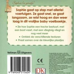 Veltman Sophie De Giraf Voelboekje: Sophie Gaat Op Stap -Baby's Only 550x630 1