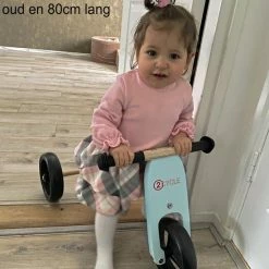 2Cycle 2 In 1 Loopfiets/Driewieler - Hout - Jongens En Meisjes - 1 Jaar - Speelgoed - Turquoise -Baby's Only 550x632 5