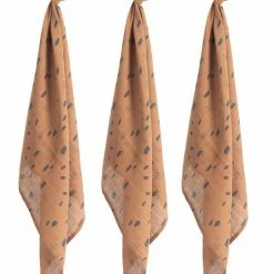 Jollein Hydrofiel Multidoek Spot 70x70cm - Caramel - 3 Stuks