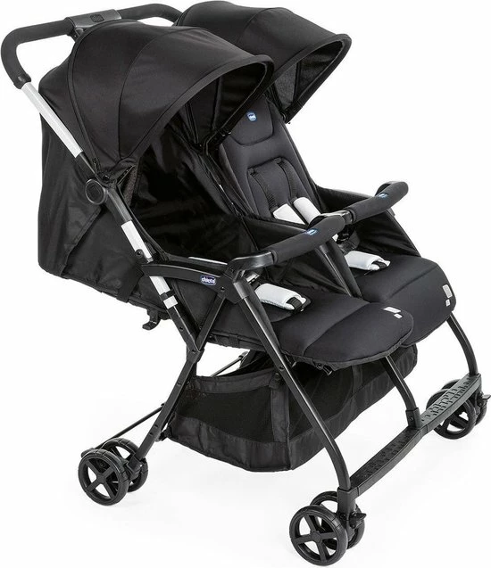 Chicco Ohlala Twin Buggy - Black Night 6 Chicco Ohlala Twin Buggy - Black Night - Afbeelding 6