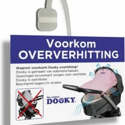 Dooky® Dooky Universal Cover Zonnescherm Kinderwagen - Grey Stars -Baby's Only 550x639