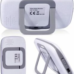 Merkloos VB603 Babyfoon Met Camera - 3.2 Inch Video Babyphone - Baby Monitor Met Kleurenmonitor - Wit -Baby's Only 550x645