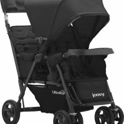 Joovy Caboose Too Ultralight Dubbele Buggy - Zwart - Duo Buggy - Lichtgewicht -Baby's Only 550x650 4
