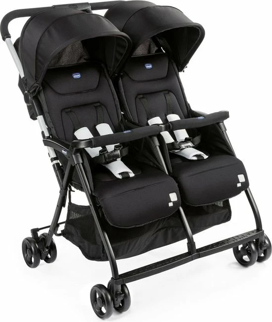 Chicco Ohlala Twin Buggy - Black Night 1 Chicco Ohlala Twin Buggy - Black Night
