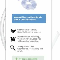 VoordeelShop Multifunctionele Hoekbeschermer Transparant - 6 Meter - Hoek/Rand Bescherming - Kinderbescherming - Kinder & Dieren Veiligheid -Baby's Only 550x660 6