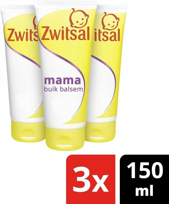 Zwitsal Mama Buikbalsem - 3 X 150 Ml - Voordeelverpakking 1 Zwitsal Mama Buikbalsem - 3 X 150 Ml - Voordeelverpakking