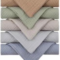 Lalieloe Spuugdoekjes - Monddoekjes - Blauw - Met Lusje - 23 X 23 Cm