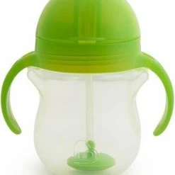 Munchkin Tip & Sip Drinkbeker Met Rietje Groen -Baby's Only 550x665