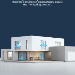 GNCC P1 Babyfoon Met Camera 1080P - Voor Baby's/Huisdieren/Veiligheid - Noodroomzicht - Bewegingsdetectie - Bidirectionele Audio - Sirene - Compatibel Met Alexa & Google Home - SD&Cloud Opslag - Twee Pakjes -Baby's Only 550x666 3