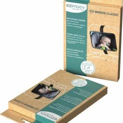 EZIMOOV EZI MIRROR CLASSIC - Eco Friendly - Rechthoekige Auto Spiegel Baby - Licht Gebogen - Achterbank - Kind Zien - Duurzaam -Baby's Only 550x667 1