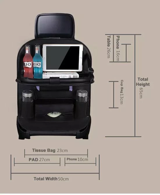 Merkloos PREMIUM Autostoel Organizer - Carseat Organiser - Auto Stoel Organizer - Tablet Houder - Auto Tafeltje - Auto Organizer - Beker Houder - Paraplu Houder - Tissue Doos Houder 7 Merkloos PREMIUM Autostoel Organizer - Carseat Organiser - Auto Stoel Organizer - Tablet Houder - Auto Tafeltje - Auto Organizer - Beker Houder - Paraplu Houder - Tissue Doos Houder - Afbeelding 7