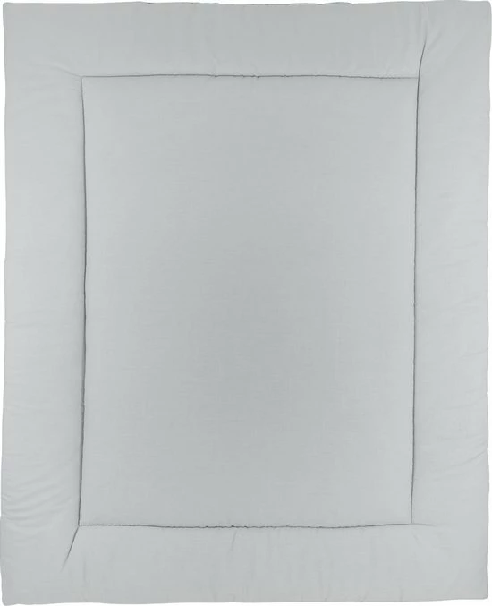 Meyco Uni Boxkleed - 80x100cm - Grijs/Lichtgrijs 4 Meyco Uni Boxkleed - 80x100cm - Grijs/Lichtgrijs - Afbeelding 4