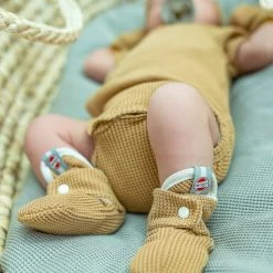 Lodger Babyslofjes - Slipper Ciumbelle - Okergeel - 6-12 Mnd -Baby's Only 550x679 2