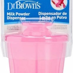 Dr. Brown's Dr.Brown's Melkpoederdispenser - Voor Op Reis - Roze -Baby's Only 550x691 2