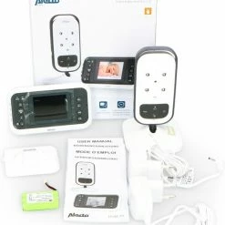 Alecto DVM-75 - Babyfoon Met Camera - Temperatuurweergave - Wit -Baby's Only 550x696 1