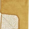 Meyco Reisdeken Fleece Cheetah - Honey Gold - 75x100cm