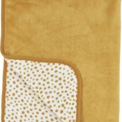 Meyco Reisdeken Fleece Cheetah - Honey Gold - 75x100cm