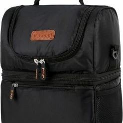 QEY - Koeltas Voor Moedermelk Bewaarzakjes - Zwart