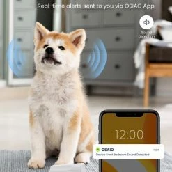 GNCC P1 Babyfoon Met Camera 1080P - Voor Baby's/Huisdieren/Veiligheid - Noodroomzicht - Bewegingsdetectie - Bidirectionele Audio - Sirene - Compatibel Met Alexa & Google Home - SD&Cloud Opslag - Twee Pakjes -Baby's Only 550x715 3