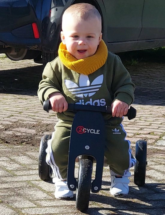 2Cycle 2 In 1 Loopfiets/Driewieler - Hout - Jongens En Meisjes - 1 Jaar - Speelgoed - Grijs 3 2Cycle 2 In 1 Loopfiets/Driewieler - Hout - Jongens En Meisjes - 1 Jaar - Speelgoed - Grijs - Afbeelding 3