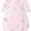 Deryan Baby Winterslaapzak Met Afritsbare Mouw 70cm - Roze - Leaves