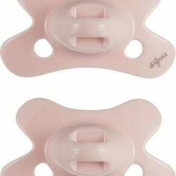 Difrax Fopspeen 0-6 Maanden Dental - Lichtroze/Blossom - Orthodontische Speen - 2 Stuks