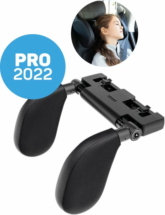 Vulpes Goods® Hoofdsteun Auto - Autokussen - Hoofdsteun Auto Kinderen & Volwassenen - Kledinghanger, Telefoonhouder & Luchtverfrisser Opties - Verstelbaar - Memory Foam - PRO Versie 1 Vulpes Goods® Hoofdsteun Auto - Autokussen - Hoofdsteun Auto Kinderen & Volwassenen - Kledinghanger, Telefoonhouder & Luchtverfrisser Opties - Verstelbaar - Memory Foam - PRO Versie