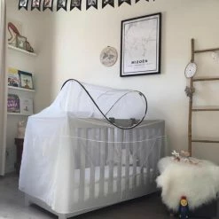 Deryan Luxe Klamboe Voor Campingbed - Klamboe Voor Ledikant - Babyklamboe - Universeel -Baby's Only 550x730 1