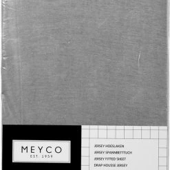 Meyco Jersey Hoeslaken Ledikant - 60x120 Cm - Wit -Baby's Only 550x743