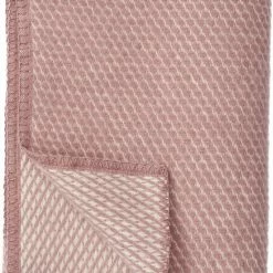 Klippan Yllefabrik Klippan 100% Eco-wollen Wiegdeken - Velvet Roze- Warm-zacht-65x90cm
