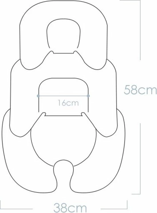 Buxibo - Kussen Voor Babystoel/ Kinderzitje - Autostoel - Veiligheidsstoel - Stoelverhoger - Safety Seat - Zwart 5 Buxibo - Kussen Voor Babystoel/ Kinderzitje - Autostoel - Veiligheidsstoel - Stoelverhoger - Safety Seat - Zwart - Afbeelding 5