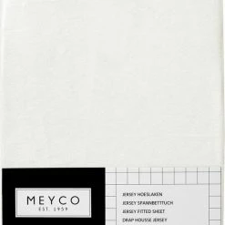 Meyco Jersey Hoeslaken Ledikant - 60x120 Cm - Wit -Baby's Only 550x747