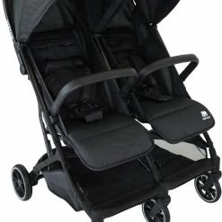 Baby's Only 13 Deryan Luxe Rolo X2 Dubbele Buggy - Duo Buggy - Zwart