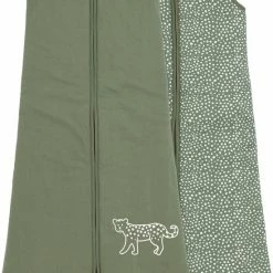 Meyco Baby Cheetah Baby Winter Slaapzak Gevoerd - 2-pack - Forest Green - 70cm