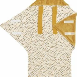 Meyco Wikkeldeken Fleece Cheetah - Forest Green -Baby's Only 550x779