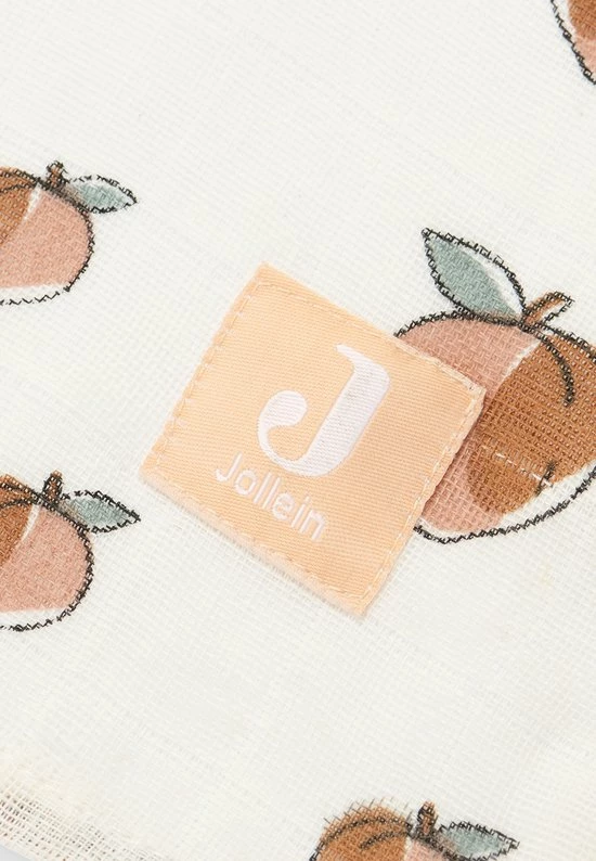 Jollein Hydrofiel Multidoek 70x70cm - Peach - 3 Stuks 8 Jollein Hydrofiel Multidoek 70x70cm - Peach - 3 Stuks - Afbeelding 8