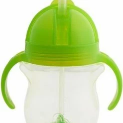 Munchkin Tip & Sip Drinkbeker Met Rietje Groen -Baby's Only 550x797