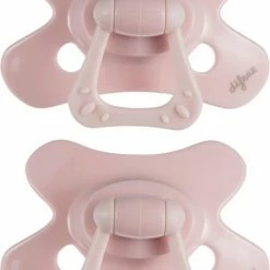 Difrax Fopspeen 12+ Maanden Natural Speen - Roze/Blossom - 2 Stuks