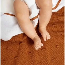 Meyco Bies Ledikant Laken - Camel - 100x150cm -Baby's Only 550x812 2
