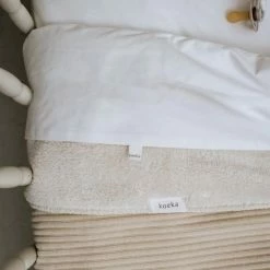 Koeka Baby Dekentje Ledikant Teddy Vik - Zand - 100x150cm -Baby's Only 550x823 36