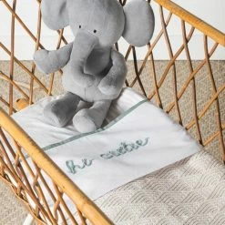 Jollein Baby Deken Ledikant 100x150cm River Knit - Cream White/Coral Fleece -Baby's Only 550x823 50