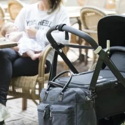 Kidzroom Vision Of Love Luiertas - Zwart - Verschoonmatje - Verstelbare Schouderband -Baby's Only 550x825 109