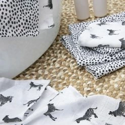 Meyco Zebra Animal Starterset - 9-pack - Hydrofiel - Black -Baby's Only 550x825 136