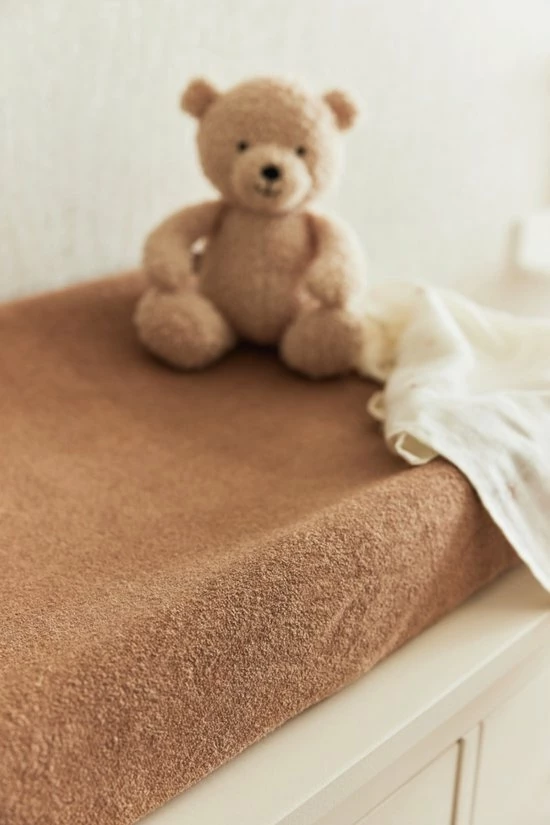 Jollein Aankleedkussenhoes Badstof 50x70cm - Caramel/Biscuit - 2 Stuks 10 Jollein Aankleedkussenhoes Badstof 50x70cm - Caramel/Biscuit - 2 Stuks - Afbeelding 10