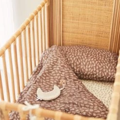 Jollein Baby Hoeslaken Ledikant Jersey 60x120cm - Meadow - Rosewood -Baby's Only 550x825 169