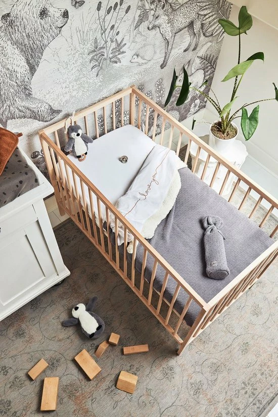 Jollein Baby Deken Wieg 75x100cm Teddy Bliss Knit - Storm Grey 13 Jollein Baby Deken Wieg 75x100cm Teddy Bliss Knit - Storm Grey - Afbeelding 13