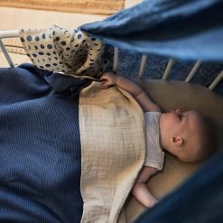 Jollein Baby Deken Wieg 75x100cm Basic Knit - Jeans Blue -Baby's Only 550x825 33